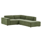 Restore 3-Piece Performance Fabric Upholstered Modular L-Shaped Sectional Sofa by Modway EEI-7421