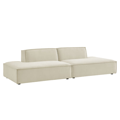 Restore 2-Piece Performance Fabric Upholstered Modular Loveseat by Modway EEI-7423