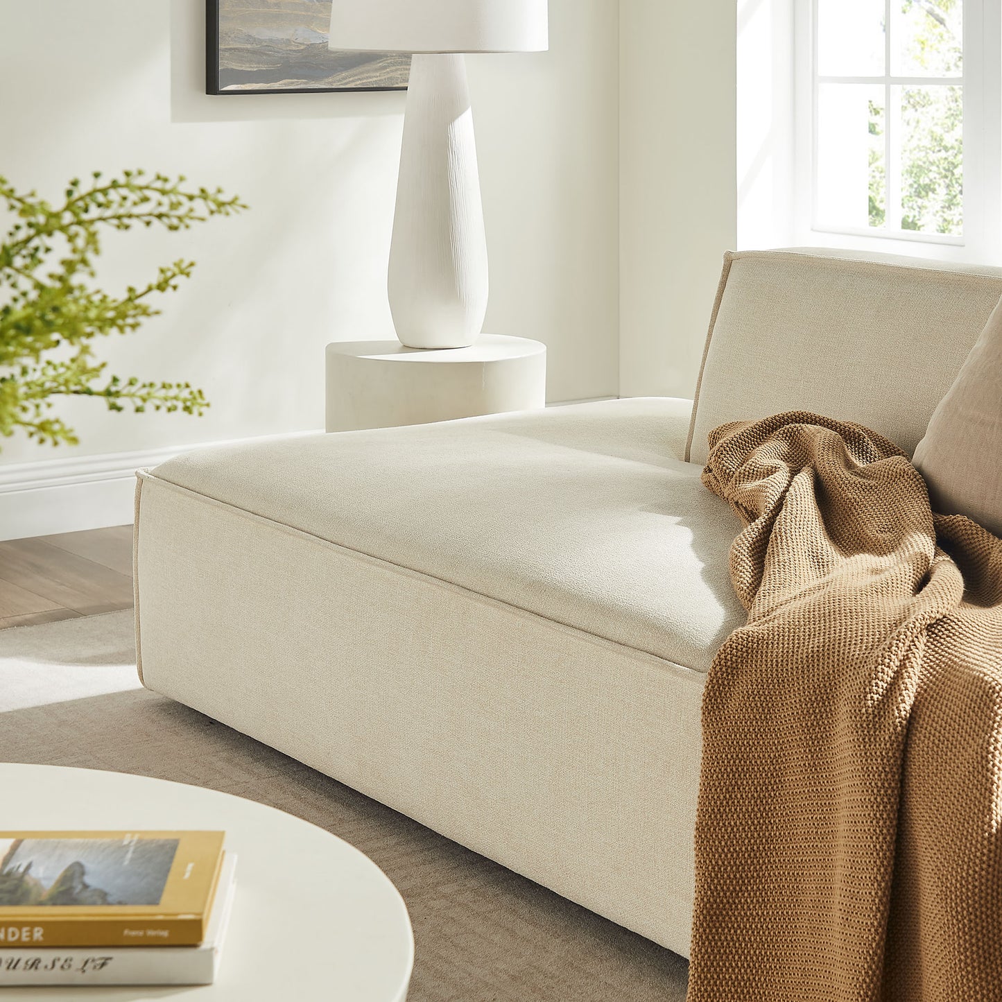 Restore 2-Piece Performance Fabric Upholstered Modular Loveseat by Modway EEI-7423