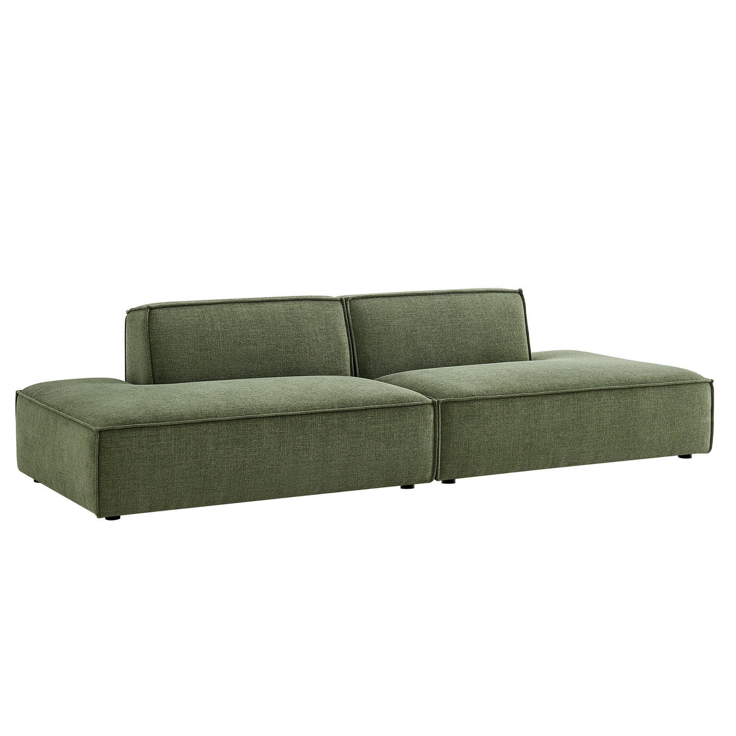 Restore 2-Piece Performance Fabric Upholstered Modular Loveseat by Modway EEI-7423