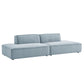 Restore 2-Piece Performance Fabric Upholstered Modular Loveseat by Modway EEI-7423