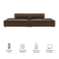 Restore 2-Piece Vegan Leather Modular Loveseat by Modway EEI-7424