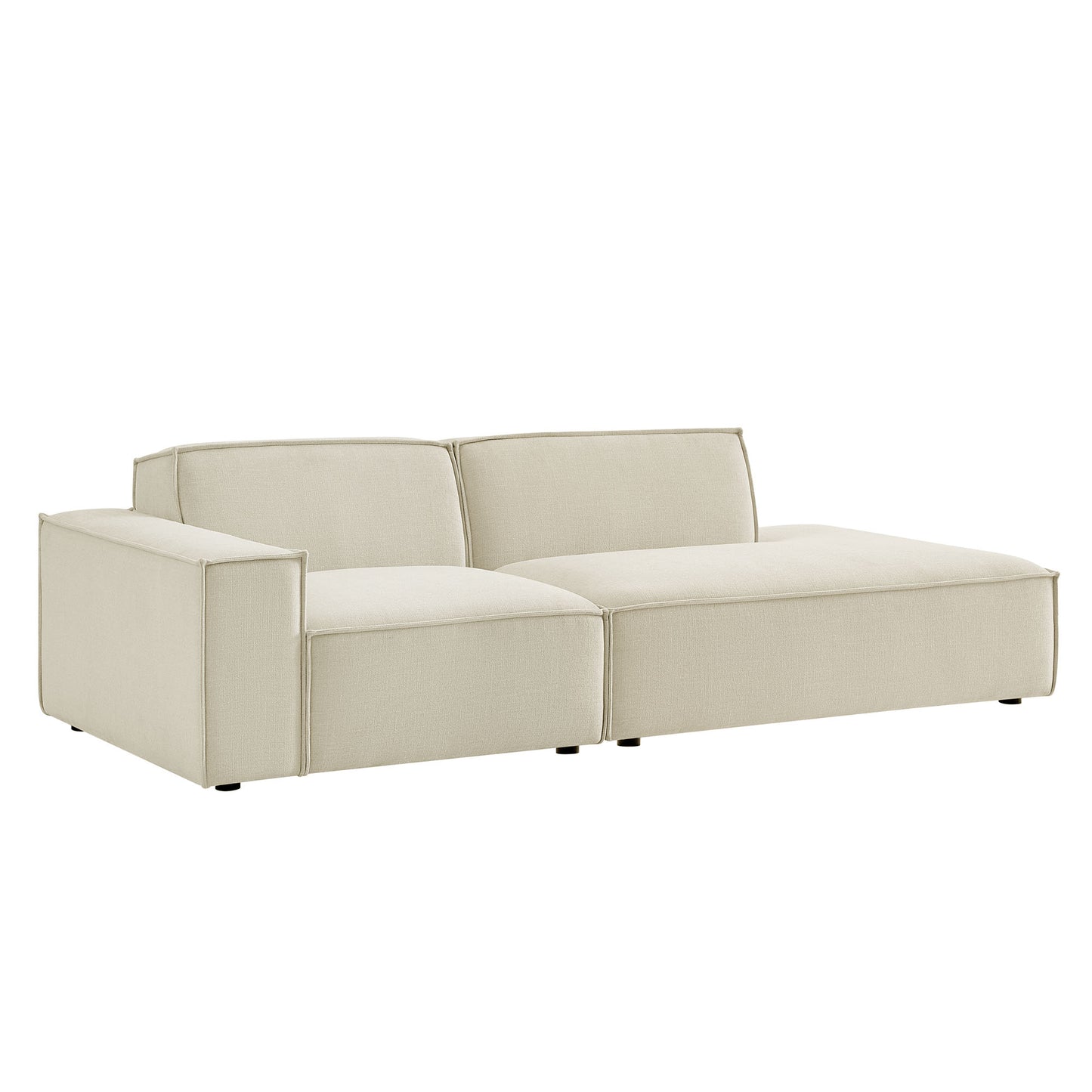 Restore 2-Piece Performance Fabric Upholstered Modular Loveseat by Modway EEI-7425
