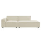 Restore 2-Piece Performance Fabric Upholstered Modular Loveseat by Modway EEI-7425