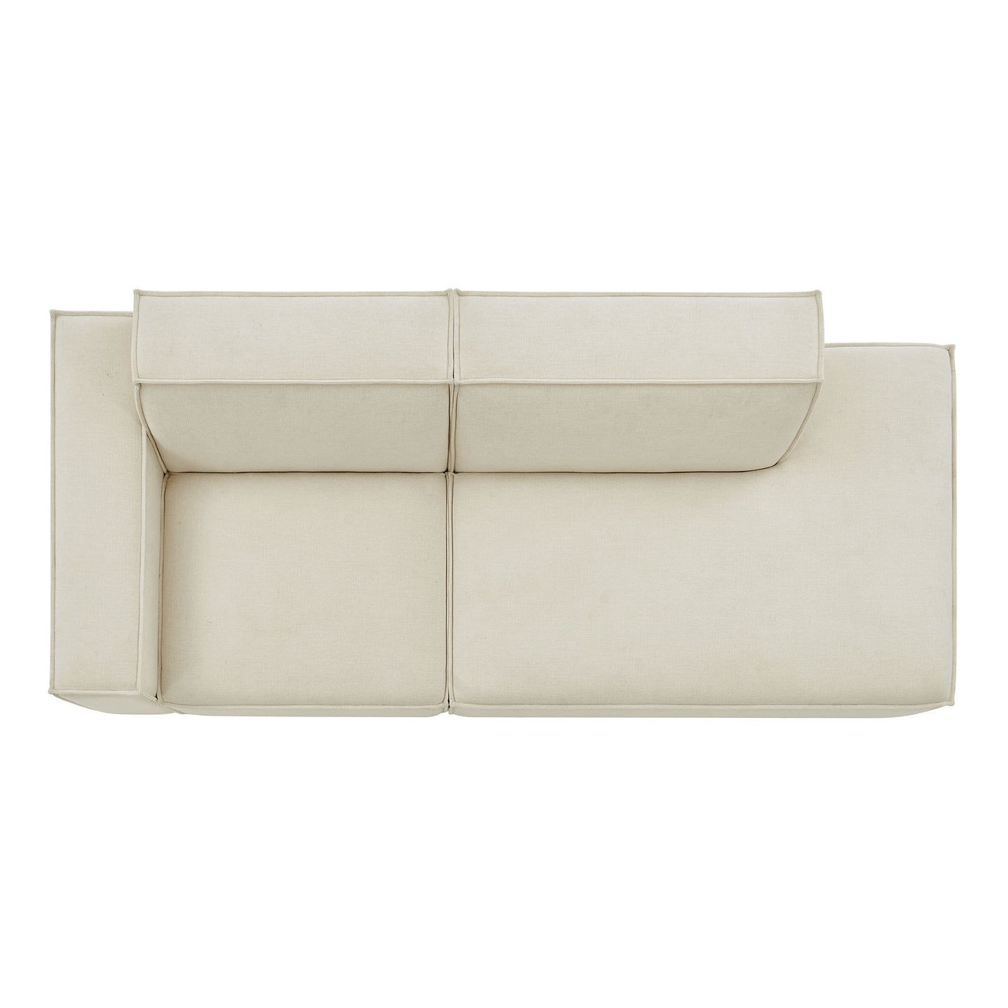 Restore 2-Piece Performance Fabric Upholstered Modular Loveseat by Modway EEI-7425