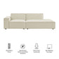 Restore 2-Piece Performance Fabric Upholstered Modular Loveseat by Modway EEI-7425