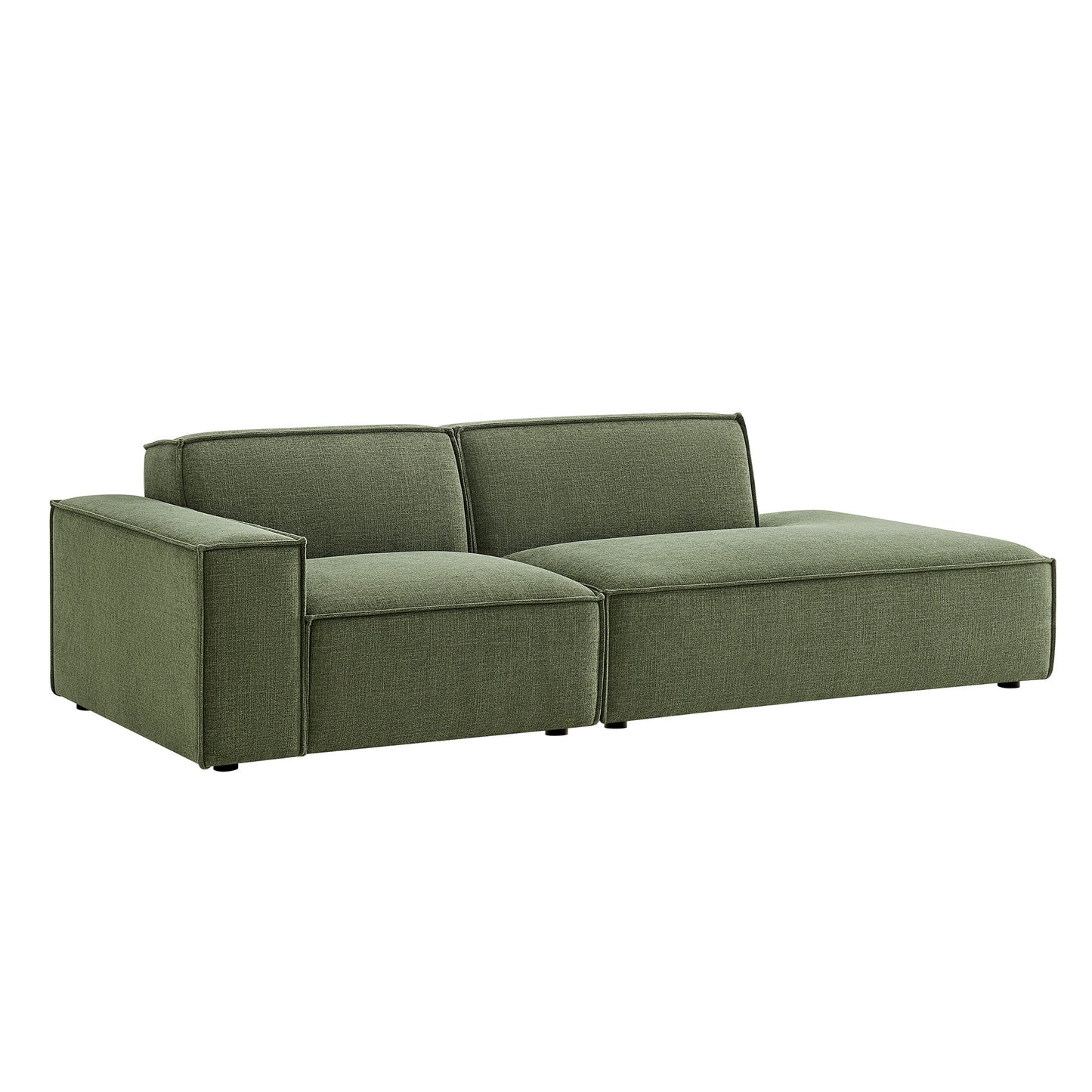 Restore 2-Piece Performance Fabric Upholstered Modular Loveseat by Modway EEI-7425