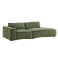Restore 2-Piece Performance Fabric Upholstered Modular Loveseat by Modway EEI-7425