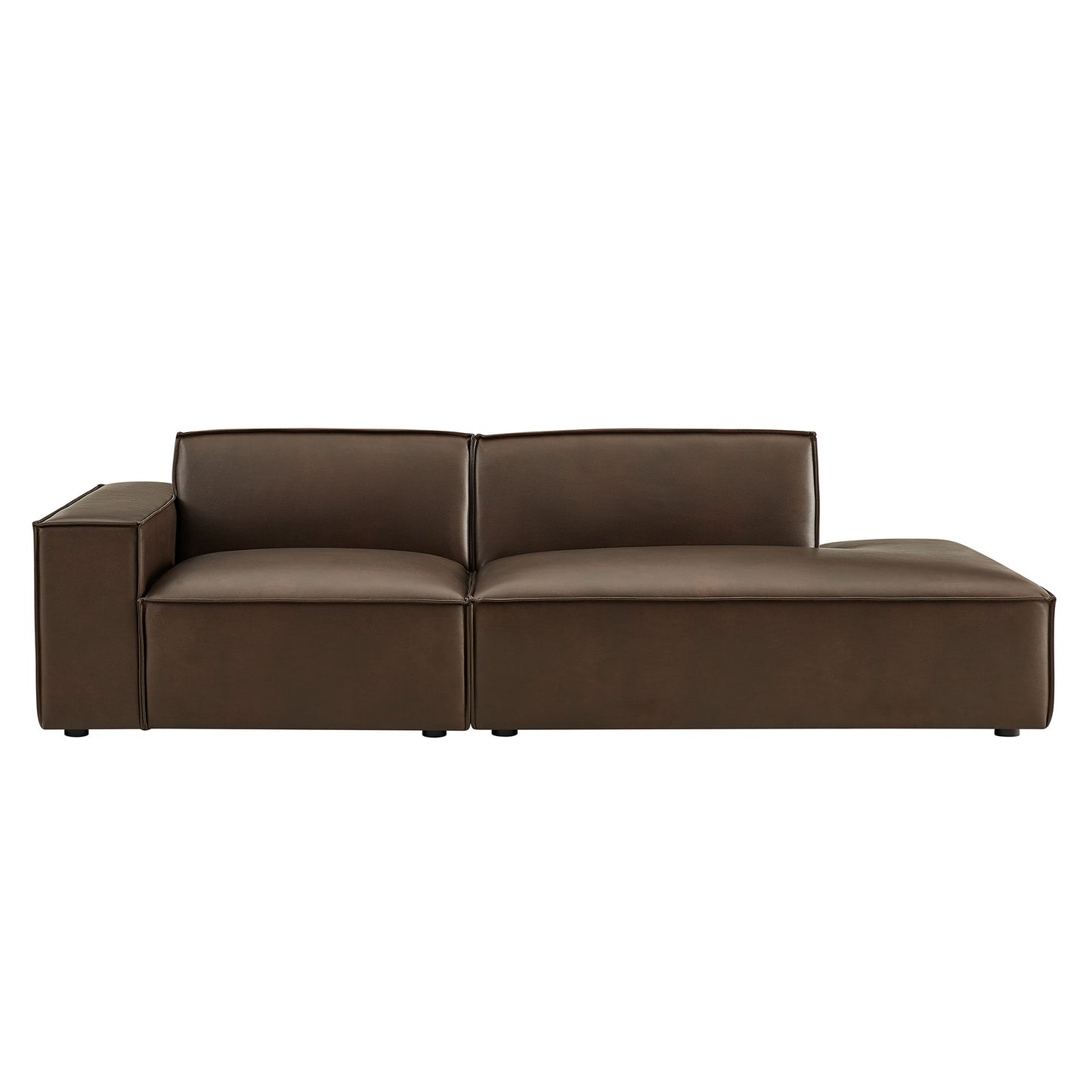 Restore 2-Piece Vegan Leather Modular Loveseat by Modway EEI-7426