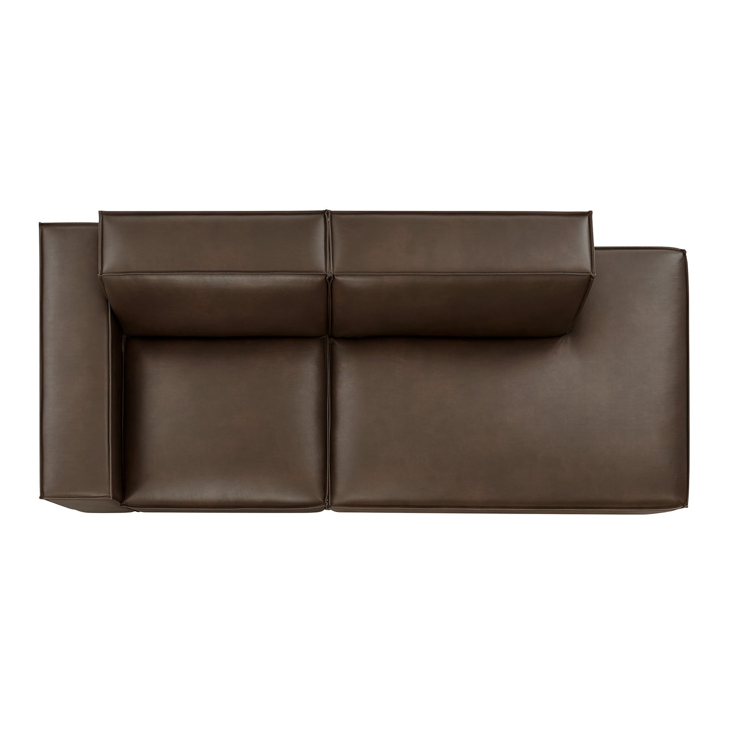 Restore 2-Piece Vegan Leather Modular Loveseat by Modway EEI-7426
