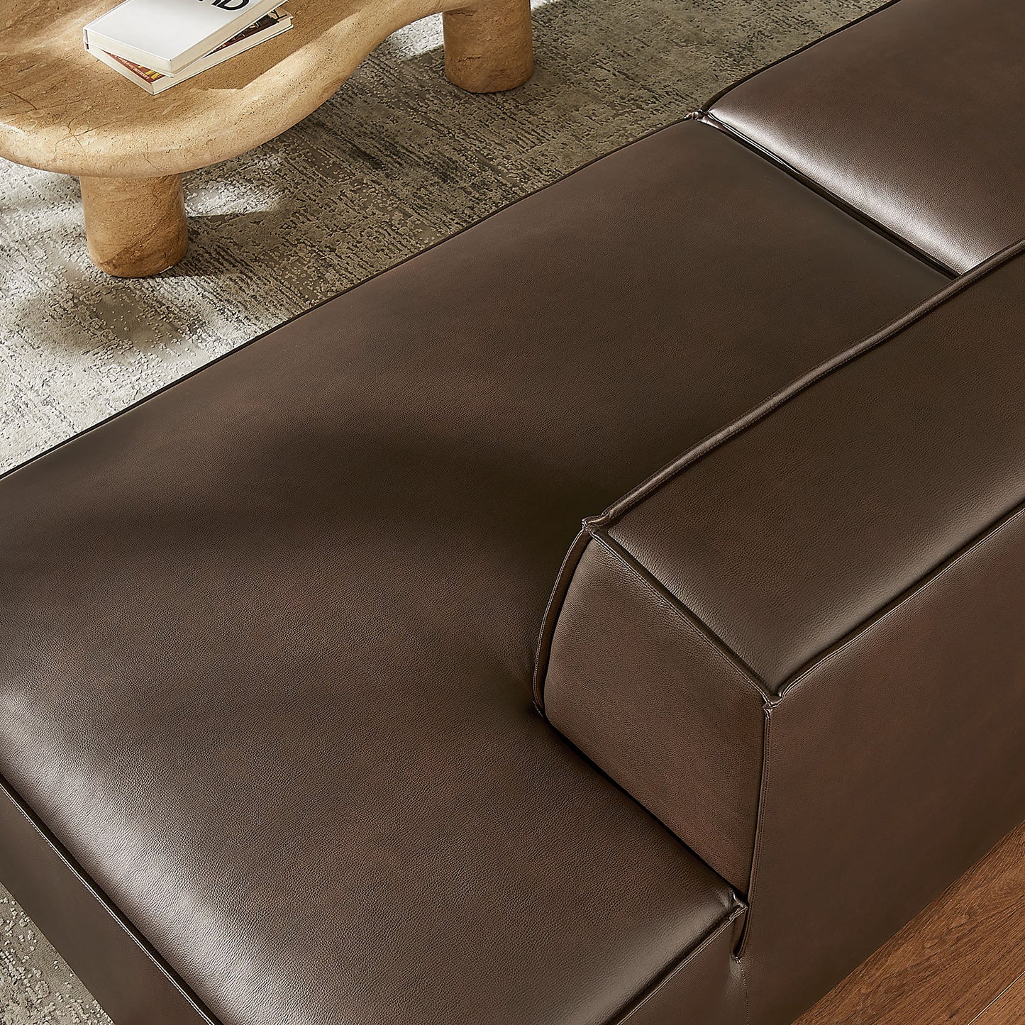 Restore 2-Piece Vegan Leather Modular Loveseat by Modway EEI-7426