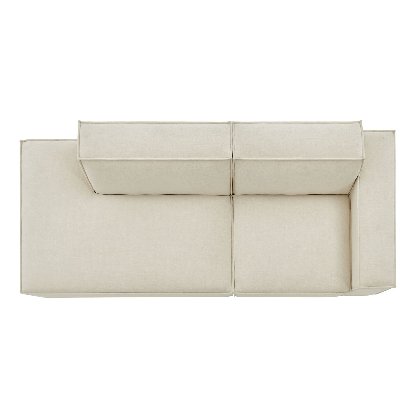 Restore 2-Piece Performance Fabric Upholstered Modular Loveseat by Modway EEI-7427