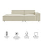 Restore 2-Piece Performance Fabric Upholstered Modular Loveseat by Modway EEI-7427