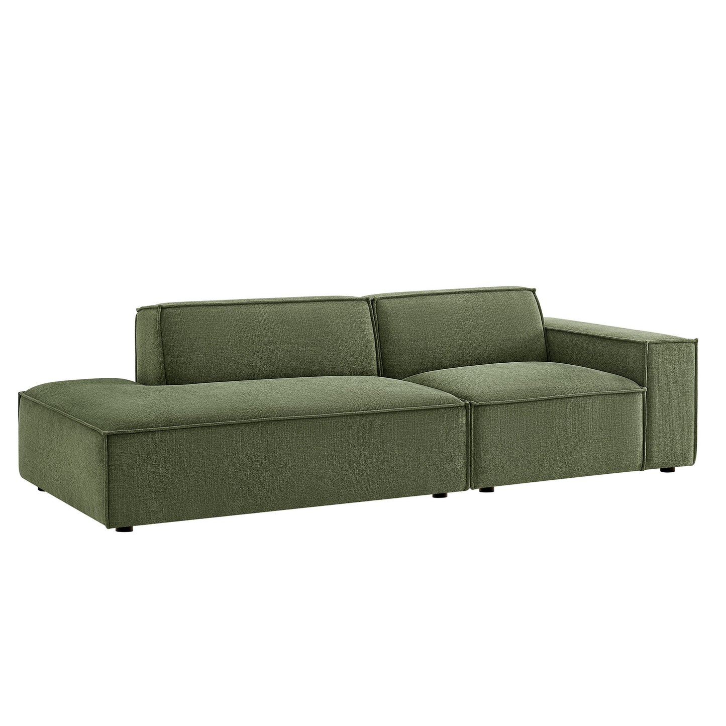 Restore 2-Piece Performance Fabric Upholstered Modular Loveseat by Modway EEI-7427