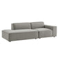 Restore 2-Piece Performance Fabric Upholstered Modular Loveseat by Modway EEI-7427