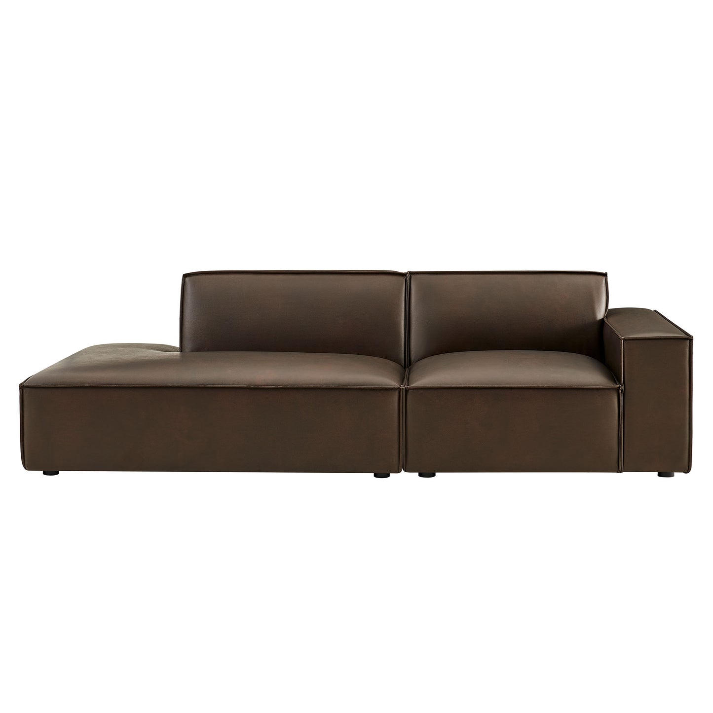 Restore 2-Piece Vegan Leather Modular Loveseat by Modway EEI-7428