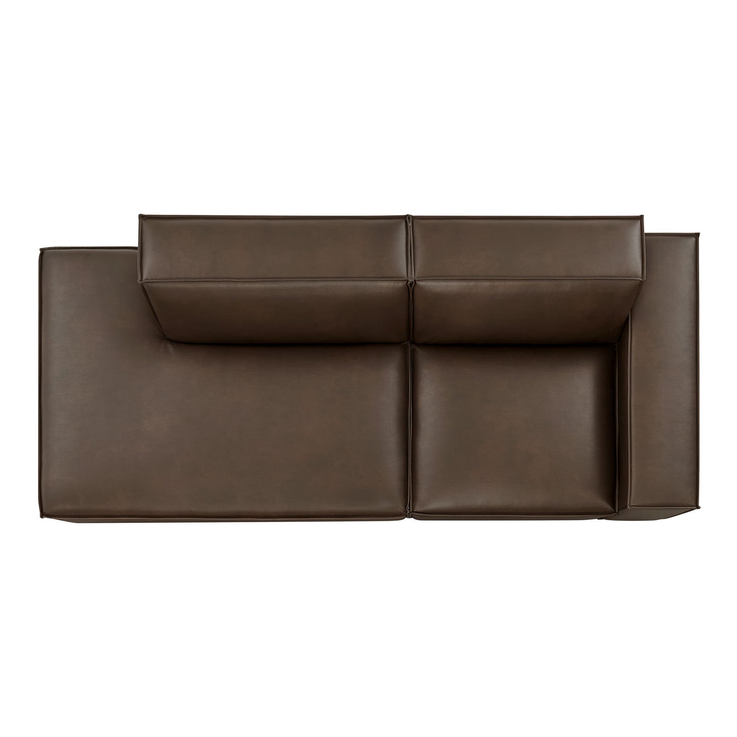 Restore 2-Piece Vegan Leather Modular Loveseat by Modway EEI-7428