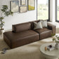 Restore 2-Piece Vegan Leather Modular Loveseat by Modway EEI-7428