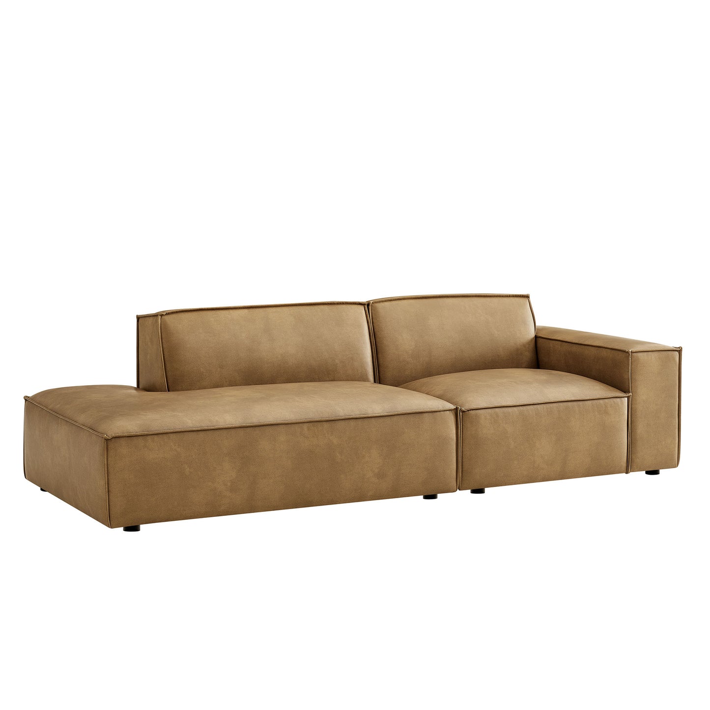 Restore 2-Piece Vegan Leather Modular Loveseat by Modway EEI-7428