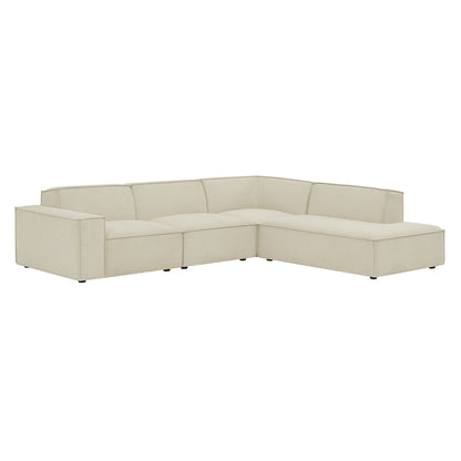 Restore 4-Piece Performance Fabric Upholstered Modular L-Shaped Sofa by Modway EEI-7429