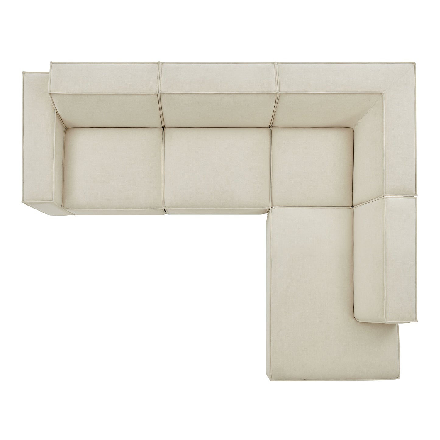 Restore 4-Piece Performance Fabric Upholstered Modular L-Shaped Sofa by Modway EEI-7429