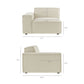 Restore 4-Piece Performance Fabric Upholstered Modular L-Shaped Sofa by Modway EEI-7429