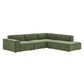 Restore 4-Piece Performance Fabric Upholstered Modular L-Shaped Sofa by Modway EEI-7429