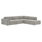 Restore 4-Piece Performance Fabric Upholstered Modular L-Shaped Sofa by Modway EEI-7429