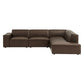 Restore 4-Piece Vegan Leather Modular L-Shaped Sofa by Modway EEI-7430