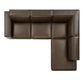 Restore 4-Piece Vegan Leather Modular L-Shaped Sofa by Modway EEI-7430
