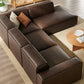 Restore 4-Piece Vegan Leather Modular L-Shaped Sofa by Modway EEI-7430