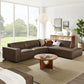 Restore 4-Piece Vegan Leather Modular L-Shaped Sofa by Modway EEI-7430