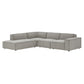 Restore 4-Piece Performance Fabric Upholstered Modular L-Shaped Sofa by Modway EEI-7431