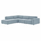 Restore 4-Piece Performance Fabric Upholstered Modular L-Shaped Sofa by Modway EEI-7431