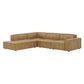 Restore 4-Piece Vegan Leather Modular L-Shaped Sofa by Modway EEI-7432
