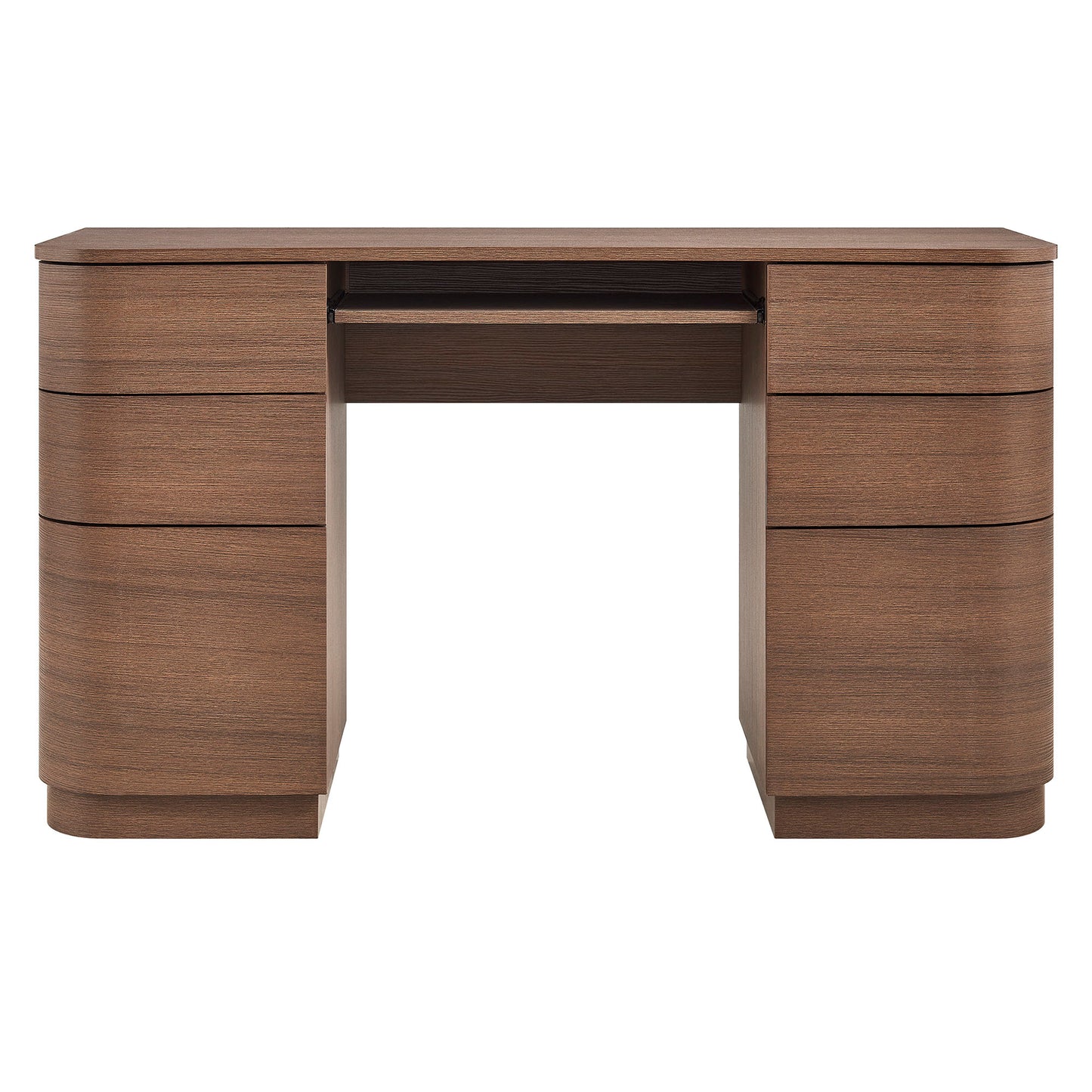 Mirae 55" 6-Drawer Curved Office Desk by Modway EEI-7436