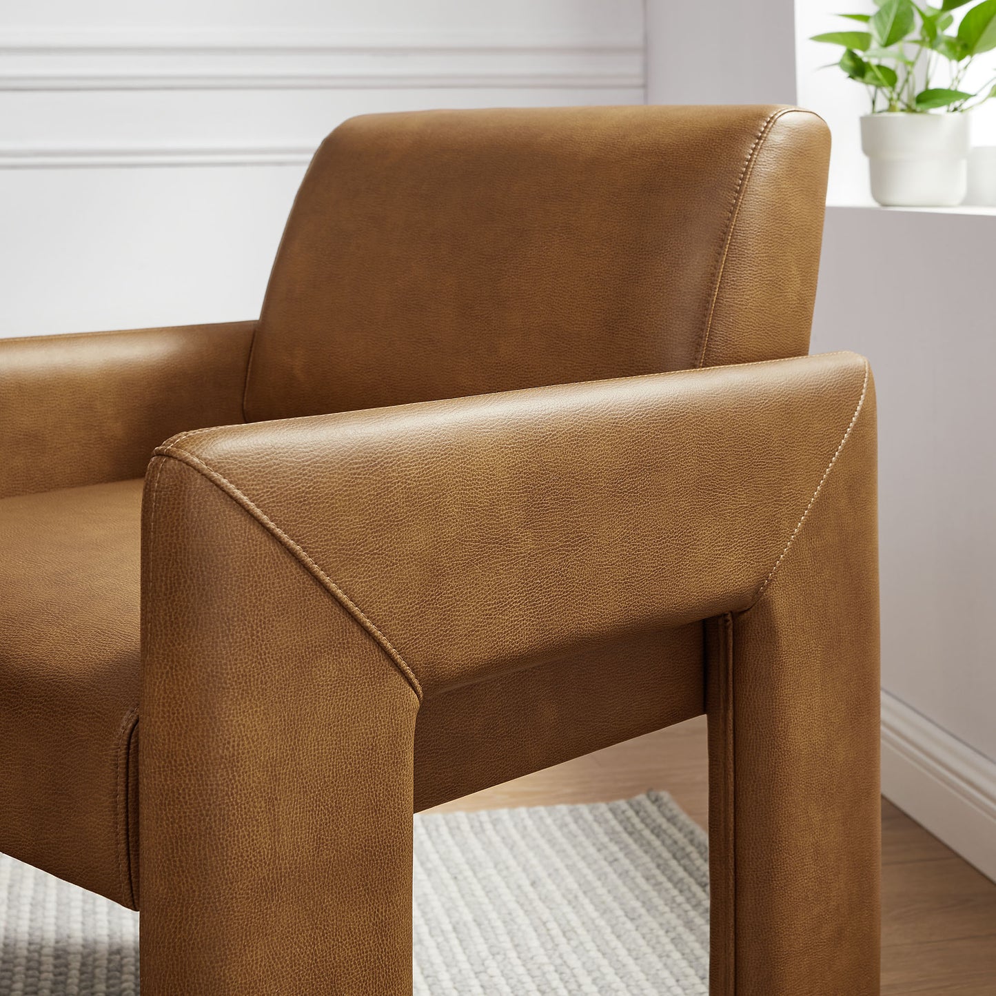 Daven Vegan Leather Dining Armchair by Modway EEI-7443