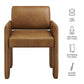 Daven Vegan Leather Dining Armchair by Modway EEI-7443