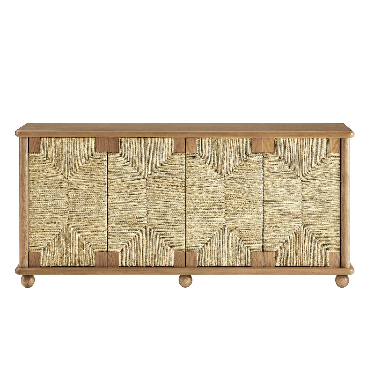 Marola 71 Inch Oak Wood Seagrass Sideboard by Modway EEI-7451