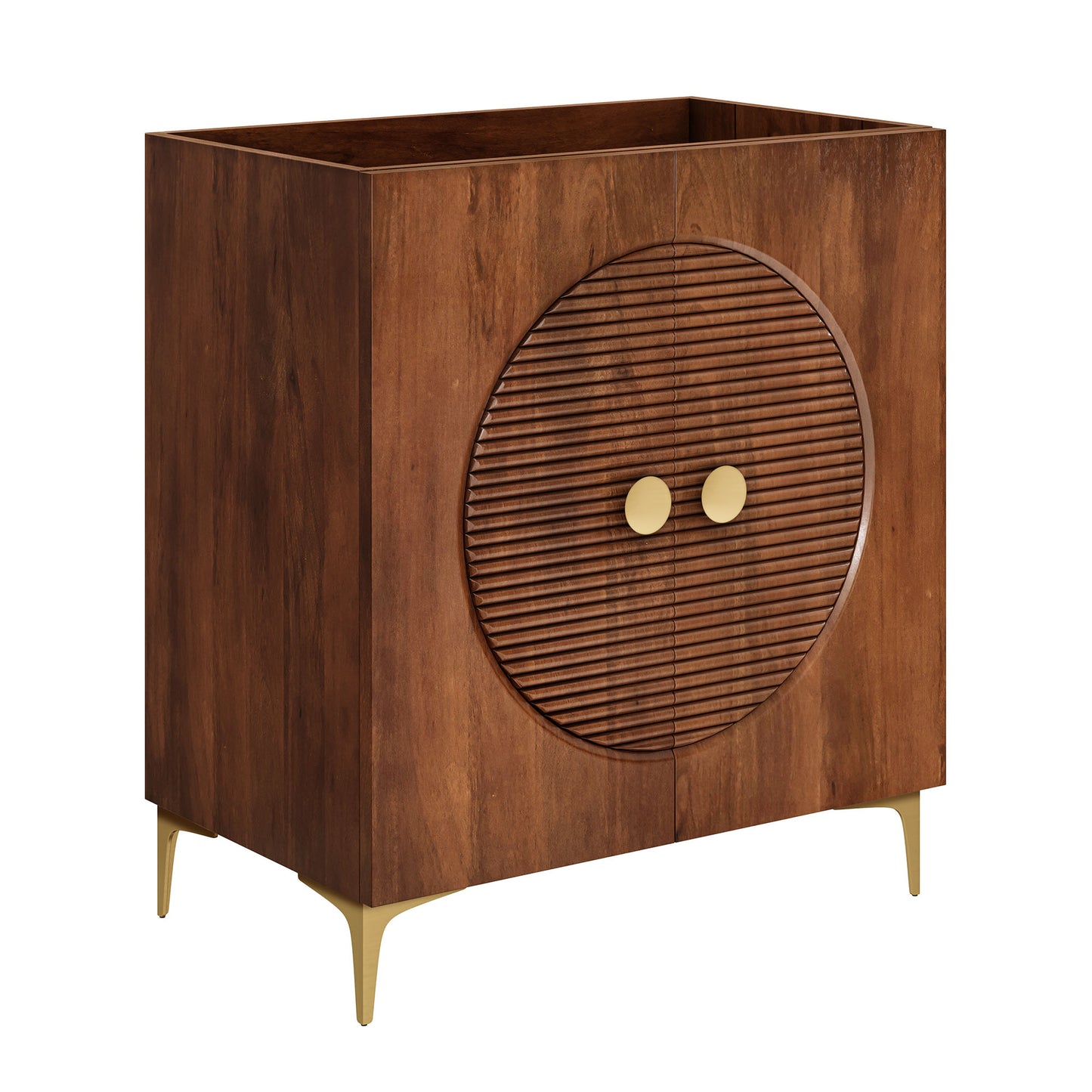 Vernon 30" Fluted Wood Vanity Cabinet Without Sink by Modway EEI-7453