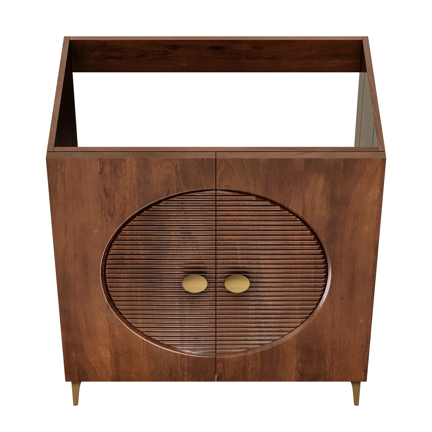 Vernon 30" Fluted Wood Vanity Cabinet Without Sink by Modway EEI-7453