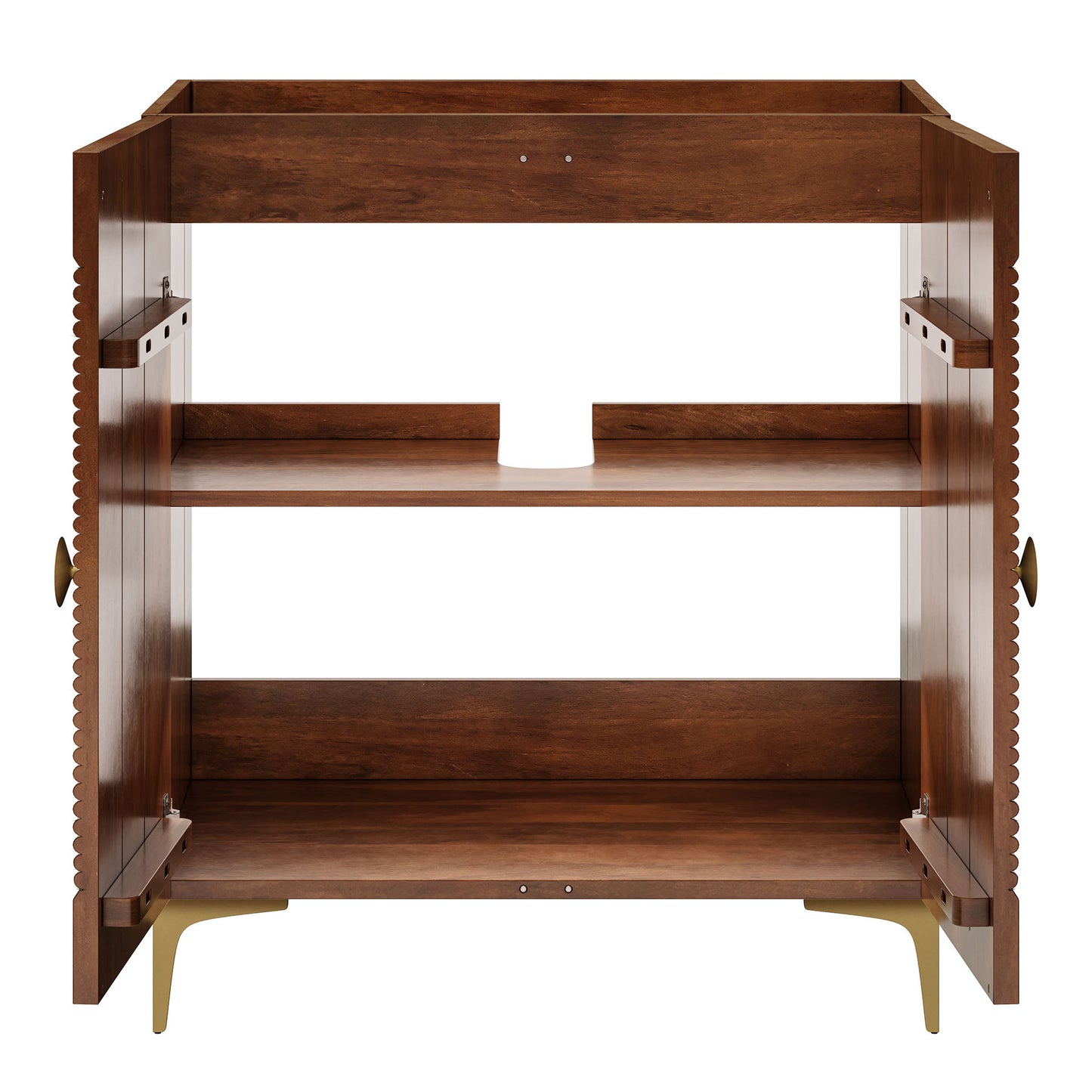 Vernon 30" Fluted Wood Vanity Cabinet Without Sink by Modway EEI-7453
