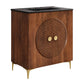 Vernon 30" Fluted Wood Vanity Cabinet With Sink by Modway EEI-7454