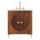 Vernon 30" Fluted Wood Vanity Cabinet With Sink by Modway EEI-7454