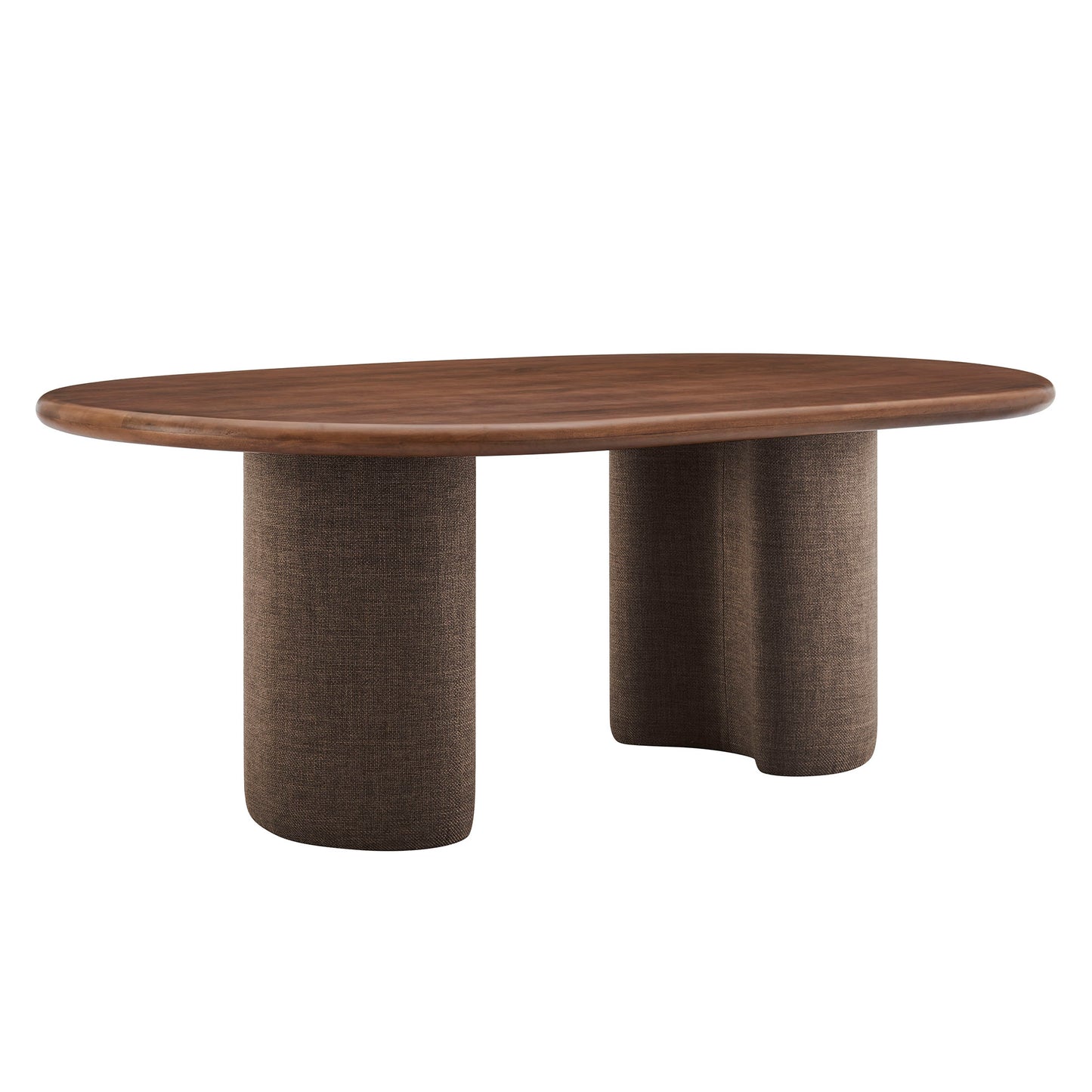 Enric 84 Inch Mango Wood Oval Dining Table by Modway EEI-7458