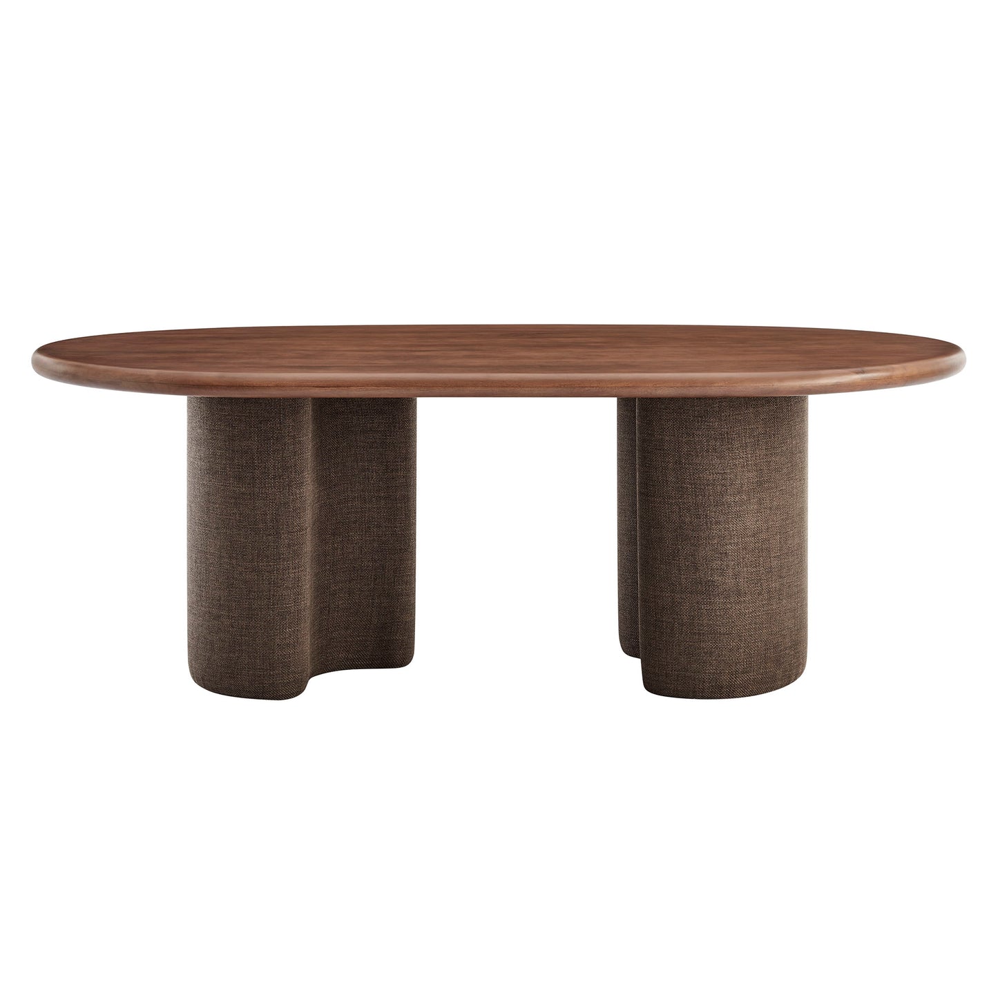 Enric 84 Inch Mango Wood Oval Dining Table by Modway EEI-7458