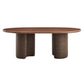 Enric 84 Inch Mango Wood Oval Dining Table by Modway EEI-7458