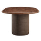 Enric 84 Inch Mango Wood Oval Dining Table by Modway EEI-7458