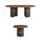 Enric 84 Inch Mango Wood Oval Dining Table by Modway EEI-7458