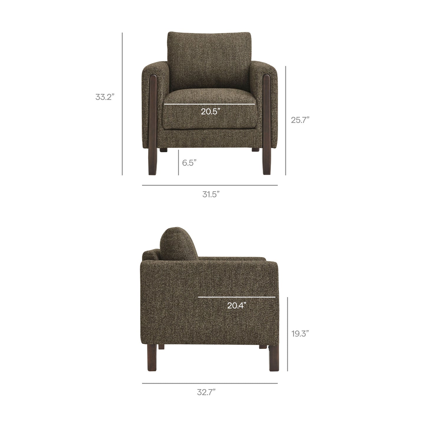 Hawken Boucle Fabric Accent Armchair by Modway EEI-7459